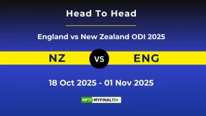NZ vs ENG ODI Player Battle & Head to Head Team Stats - England vs New Zealand 2025
