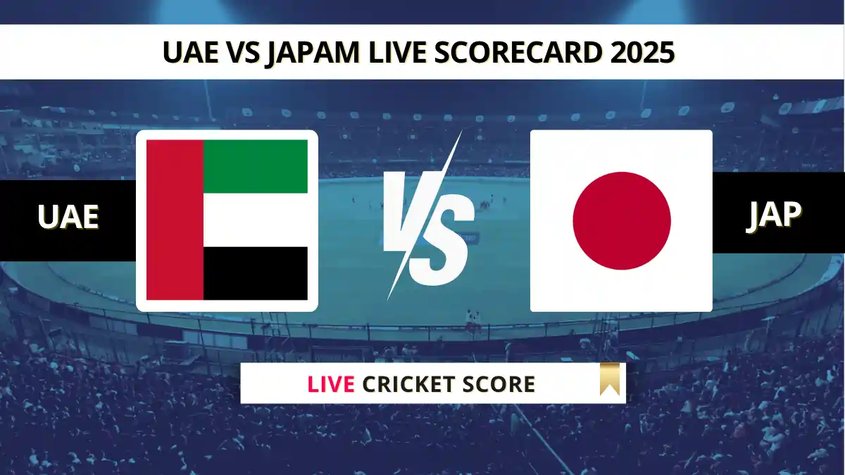 UAE vs Japan Live Score: Scorecard, Ball by Ball Commentary - A1 v B2 ...