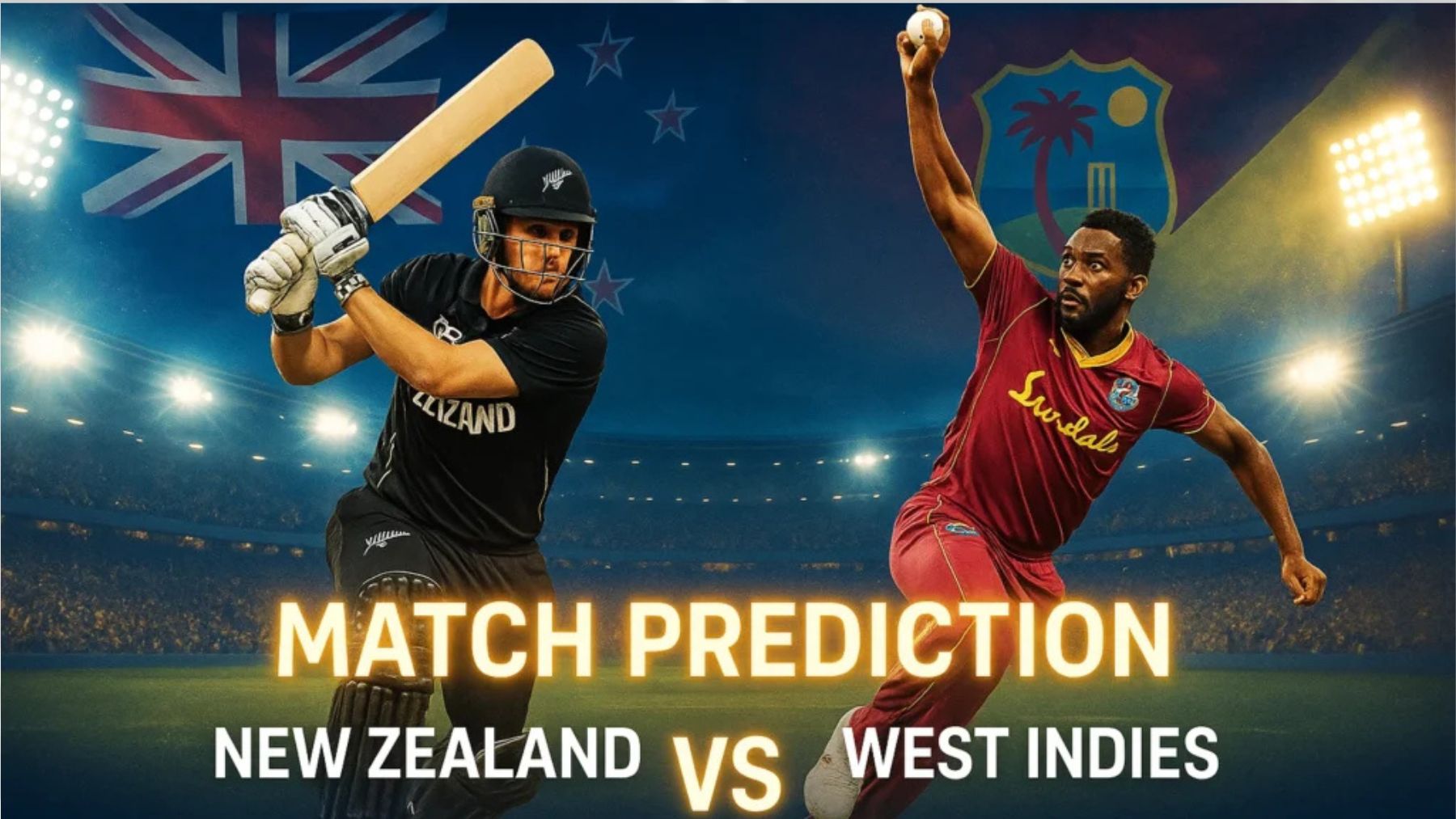 NZ vs WI Today Match Prediction, Who Will Win Today 5th T20I Match Wes...
