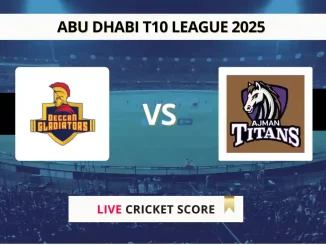 DG vs AJT Live Score Abu Dhabi T10 League 2025
