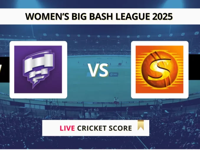 HB-W vs PS-W Live Cricket Score WBBL