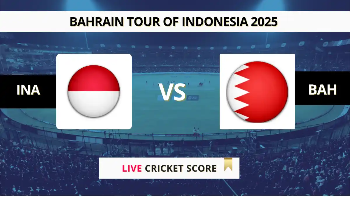 INA vs BAH Live Cricket Score: 2nd T20I - Bahrain vs Indonesia Live Sc...