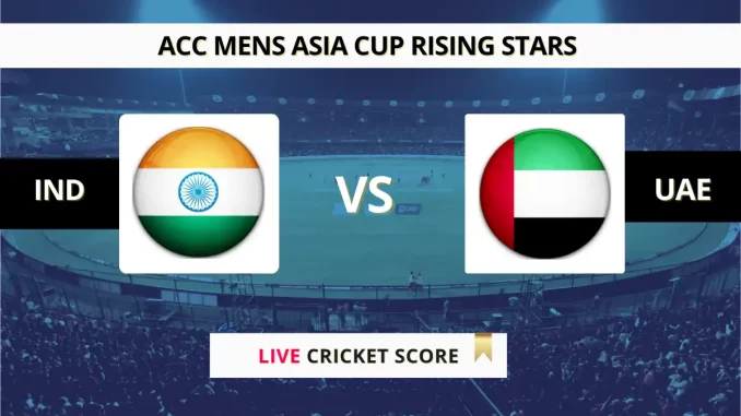 IND-A vs UAE Live Cricket Score: Scorecard 2025