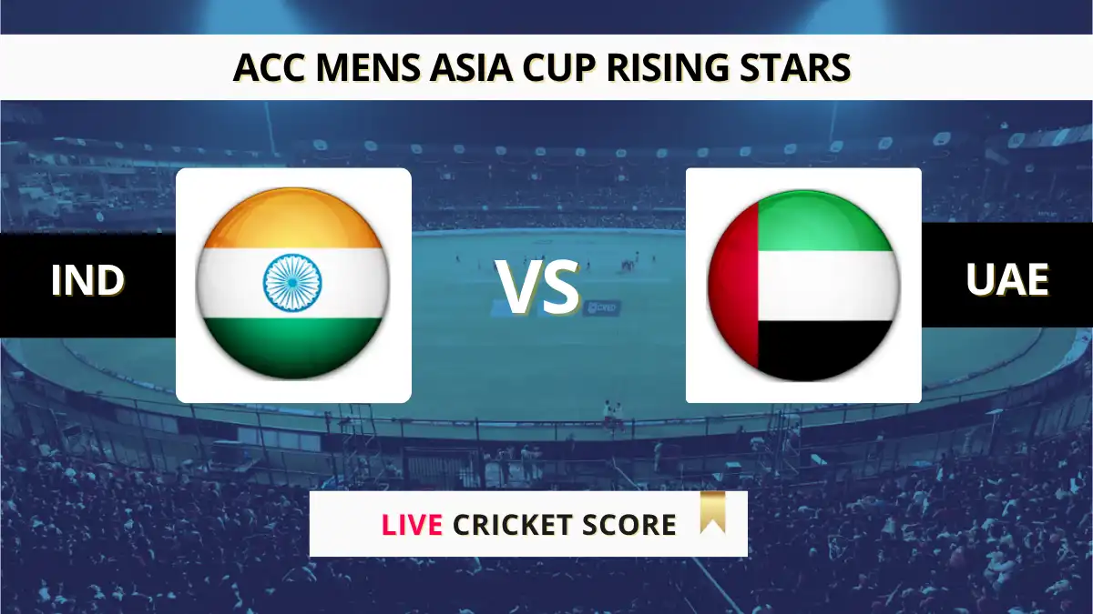 IND-A vs UAE Live Cricket Score: Scorecard, Ball by Ball Commentary - ...