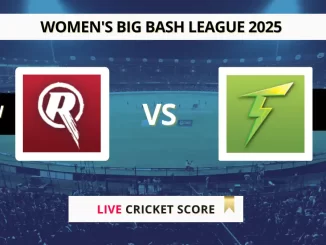 MR-W vs ST-W Live Cricket Score 5th Match WBBL 2025