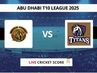 NW vs AJT Live Score Abu Dhabi T10 League 2025