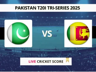 PAK vs SL Live Score, 6th T20I, Pakistan T20I Tri-Series 2025
