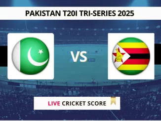 PAK vs ZIM Live Score, 4th T20I, Pakistan T20I Tri-Series 2025