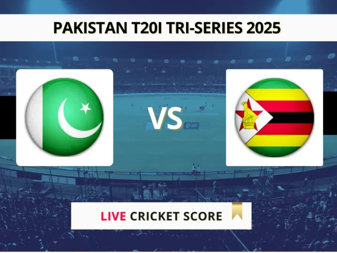 PAK vs ZIM Live Score, 4th T20I, Pakistan T20I Tri-Series 2025