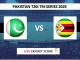 PAK vs ZIM Live Score, 4th T20I, Pakistan T20I Tri-Series 2025