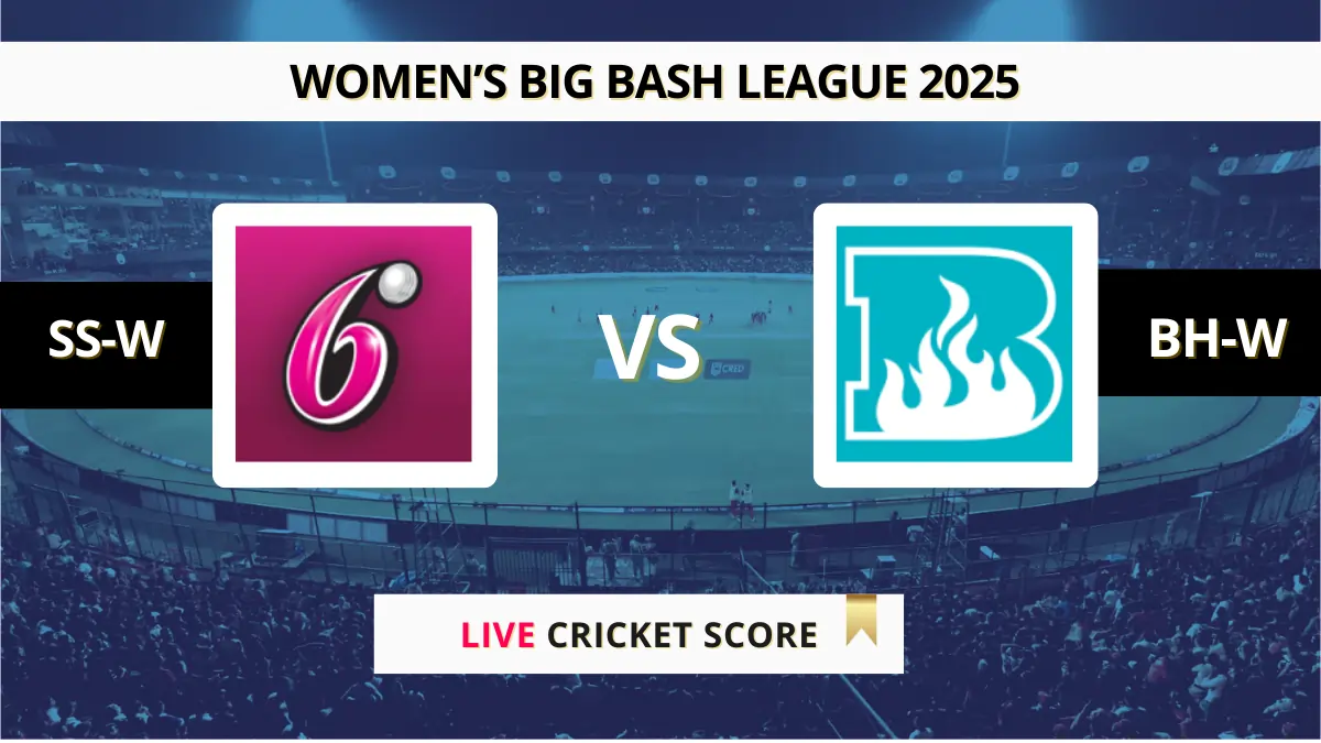 SS-W vs BH-W Live Score: Scorecard, Ball by Ball Commentary - 26th Mat...
