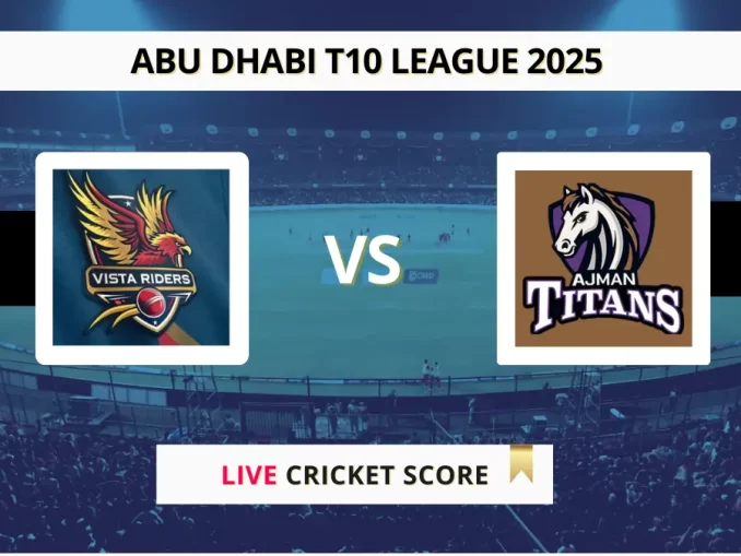 VTR vs AJT Live Score Abu Dhabi T10 League 2025