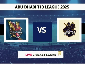 VTR vs QQY Live Score Abu Dhabi T10 League 2025