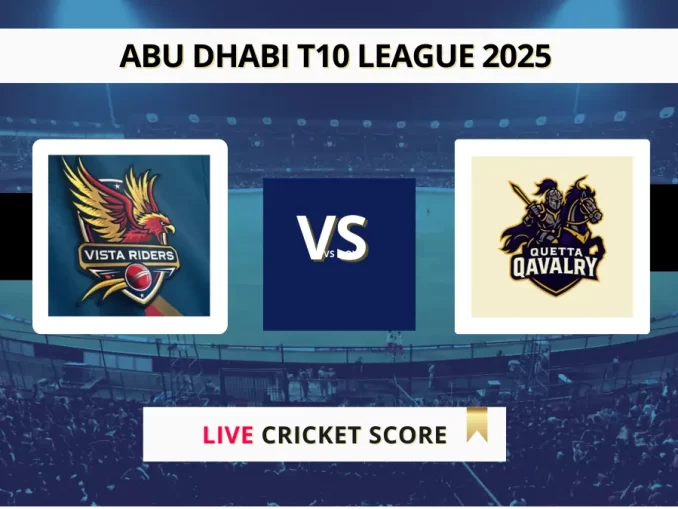 VTR vs QQY Live Score Abu Dhabi T10 League 2025