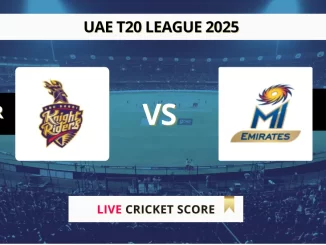 ADKR vs MIE Live Score International League T20 2025