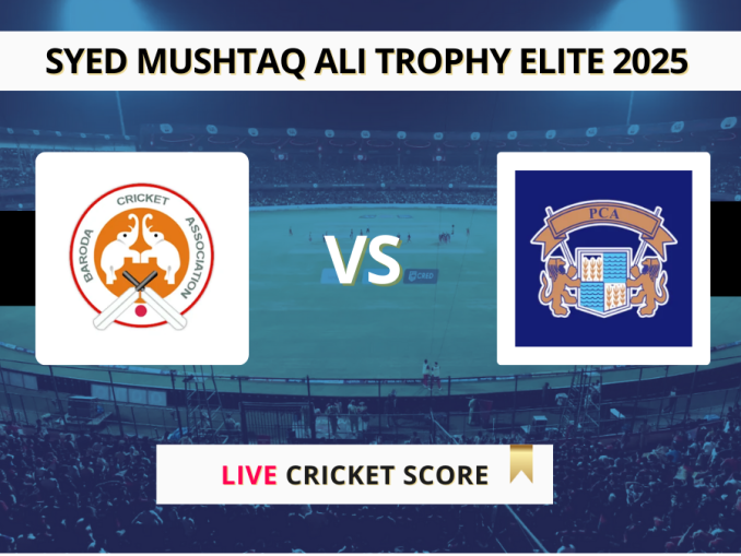 BRD vs PUN Live Score, Syed Mushtaq Ali Trophy Elite 2025