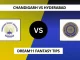 CHN vs HYD Dream11 Prediction 2025