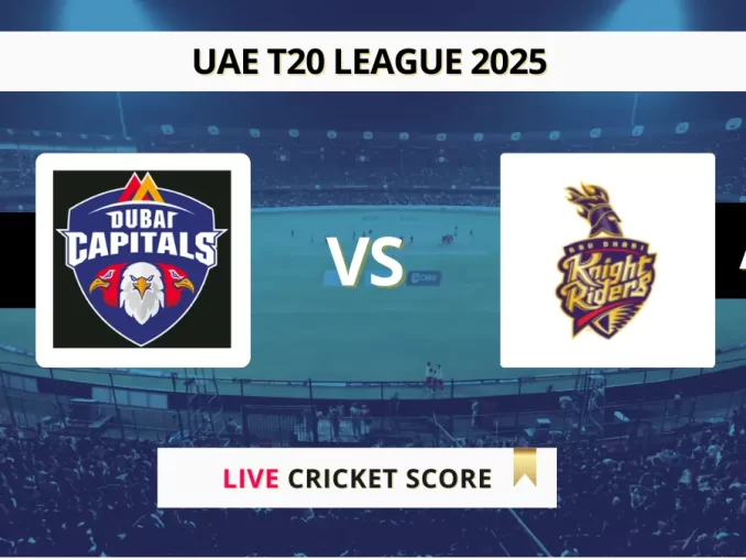 DCP vs ADKR Live Score International League T20 2025