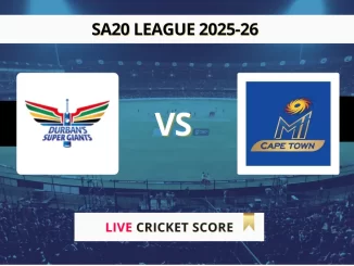 DSG vs MICT Live Score SA20 League 2025-26