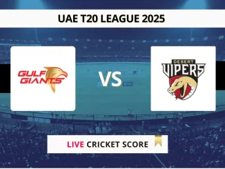 GG vs DV Live Score International League T20 2025