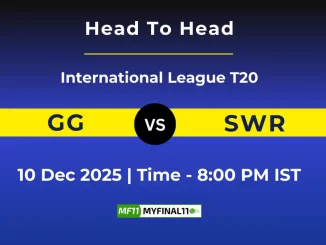 GG vs SWR Player Statistics IL T20 2025