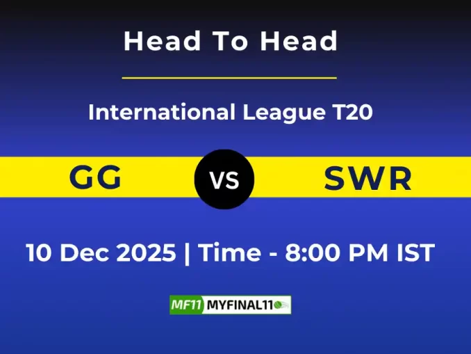 GG vs SWR Player Statistics IL T20 2025