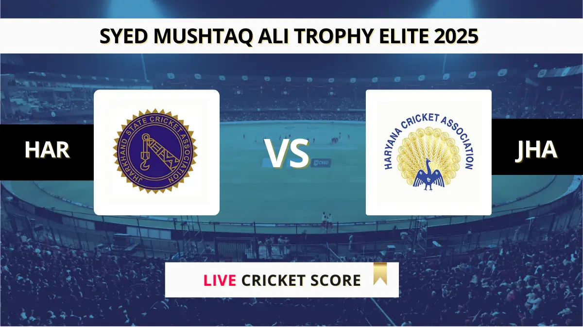 HAR vs JHA Live Score: Scorecard, Ball by Ball Commentary - Final, Sye...