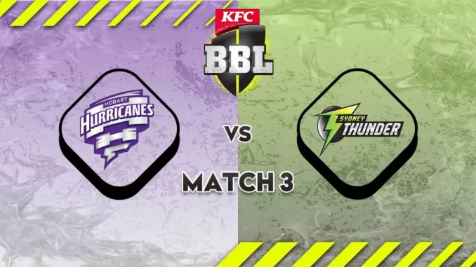 HUR vs THU 3rd T20: Team Analysis, Pitch Report, Playing XI & Match Prediction | BBL 2025