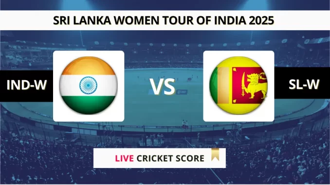 IND-W vs SL-W Live Cricket Score, 3rd T20I, Sri Lanka Women tour of India 2025
