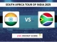 IND vs SA Live Score, 1st T20I, South Africa Tour of India 2025