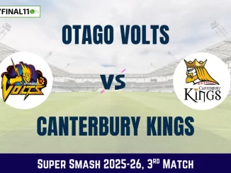 OV vs CK Dream11 Prediction Today (Super Smash, 3rd Match), Alexandra December 28, 2025 – Fantasy Tips, Playing11, Pitch Report
