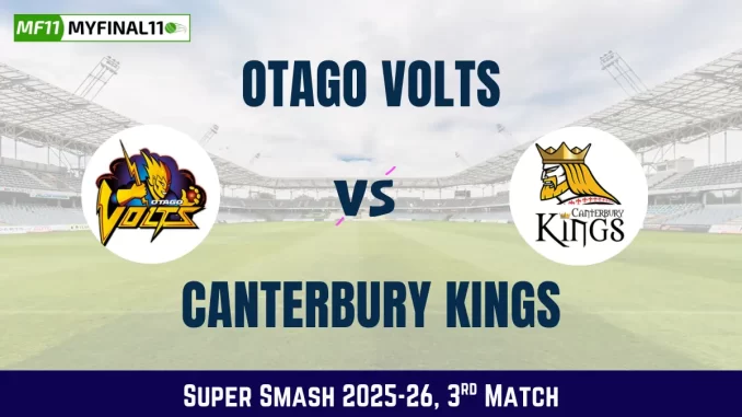 OV vs CK Dream11 Prediction Today (Super Smash, 3rd Match), Alexandra December 28, 2025 – Fantasy Tips, Playing11, Pitch Report