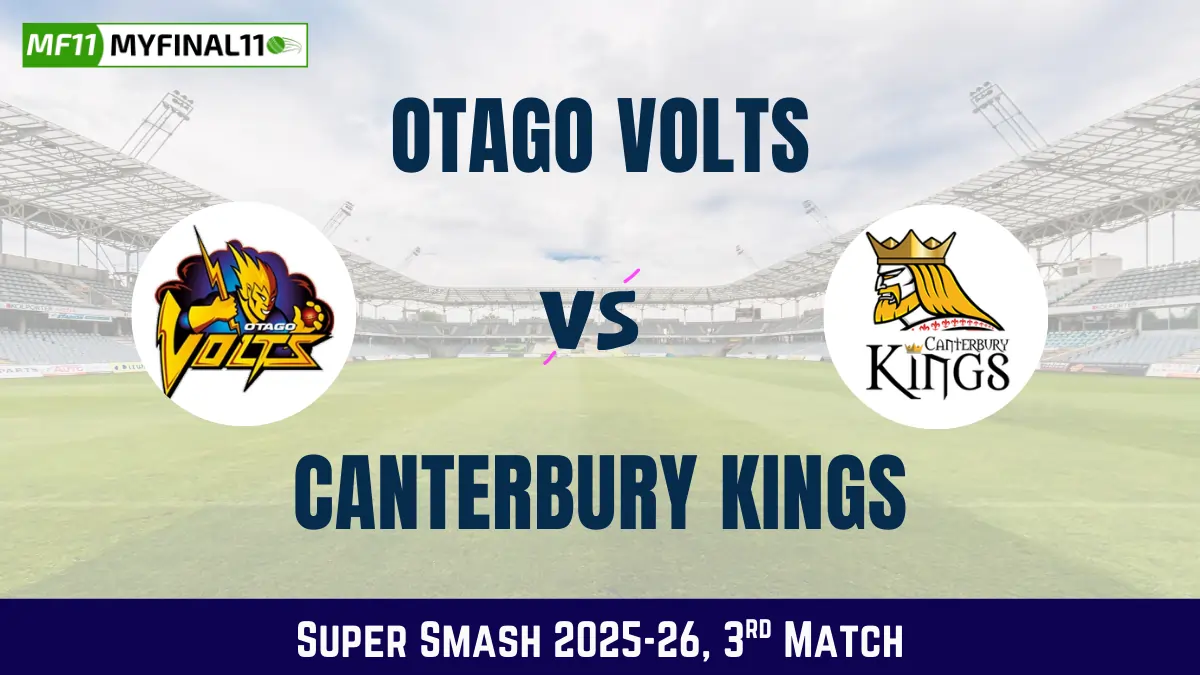 OV vs CK Dream11 Prediction & Fantasy Tips (Super Smash, 3rd Match), i...