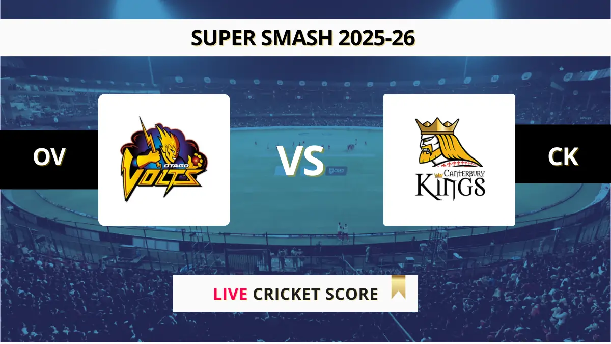 OV vs CK Live Score: Scorecard, Ball by Ball Commentary - 3rd Match, S...
