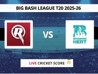 REN vs HEA Live Score Big Bash League T20 2025