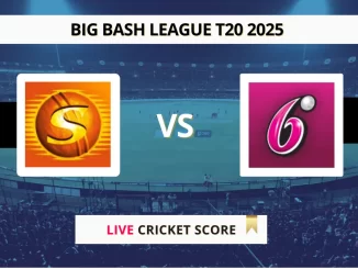 SCO vs SIX Live Score Big Bash League T20 2025