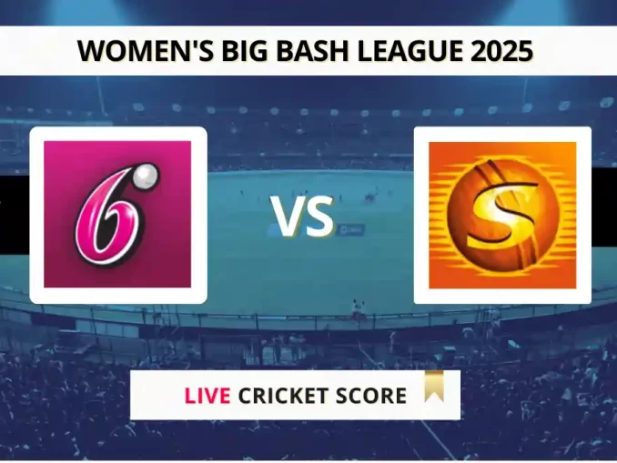 SS-W vs PS-W Live Score Women's Big Bash League 2025