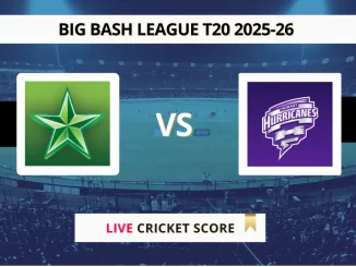 STA vs HUR Live Score Big Bash League T20 2025