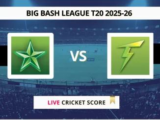 STA vs THU Live Score Big Bash League T20 2025