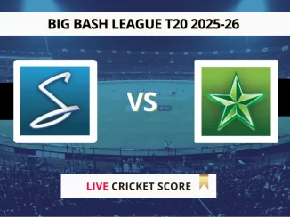 STR vs STA Live Score Big Bash League T20 2025