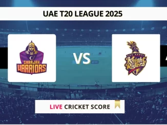 SWR vs ADKR Live Score International League T20 2025