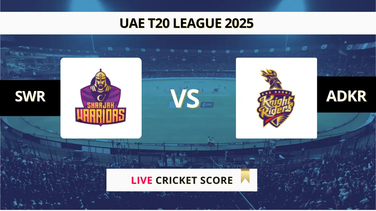 SWR vs ADKR Live Score: Scorecard, Ball by Ball Commentary - Match 2, ...
