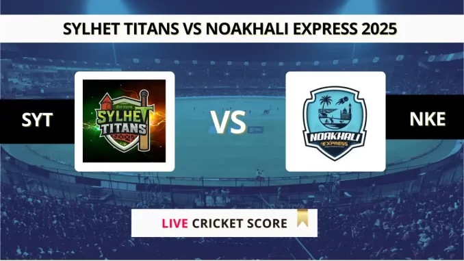 SYT vs NKE Live Score Today | ST vs NE Live Cricket Score BPL 2025
