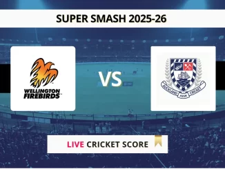 WF vs AA Live Score, 4th T20, Super Smash 2025-26