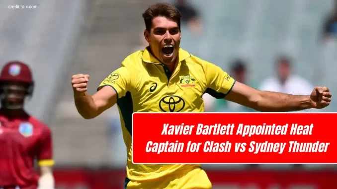 Xavier Bartlett heat Team Captain BBL15